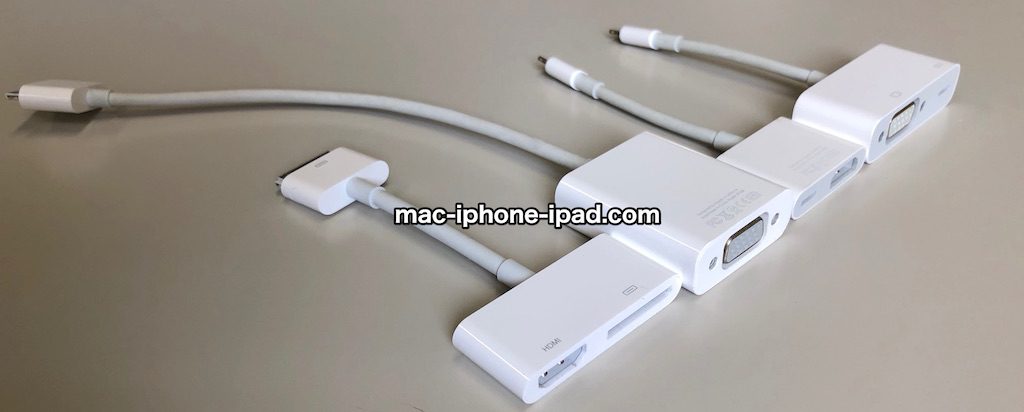 Iphoneをテレビに出力 ライトニング Hdmi Vgaアダプタ プロジェクターでプレゼンもok Mac Iphone Ipad